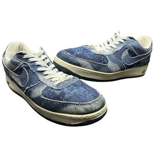 Nike Air Force 1 Low Denim Print 2005 308837‑441 Men’s 13 Rare Vintage AF1